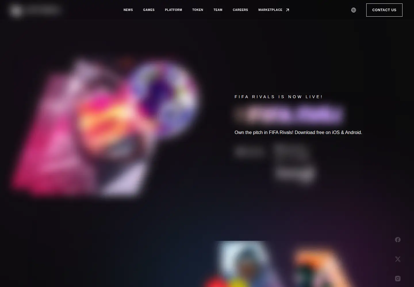 Screenshot of mythicalgames.com