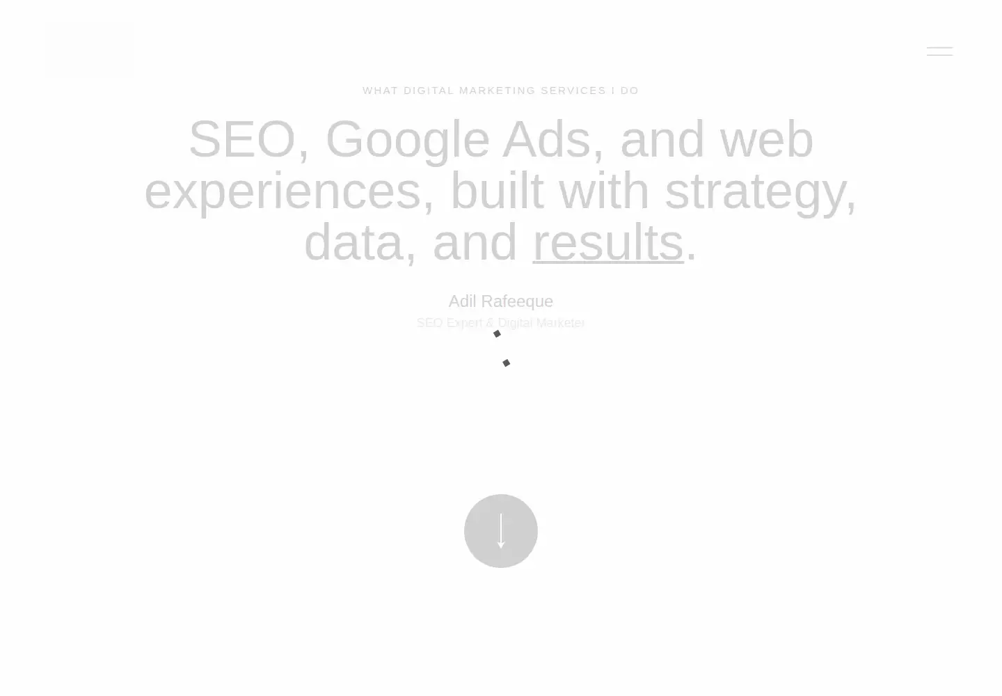 Screenshot of adilrafeeque.com