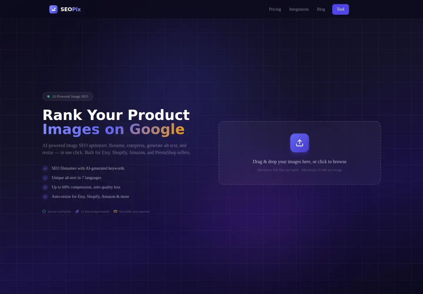 Screenshot of seopix.co