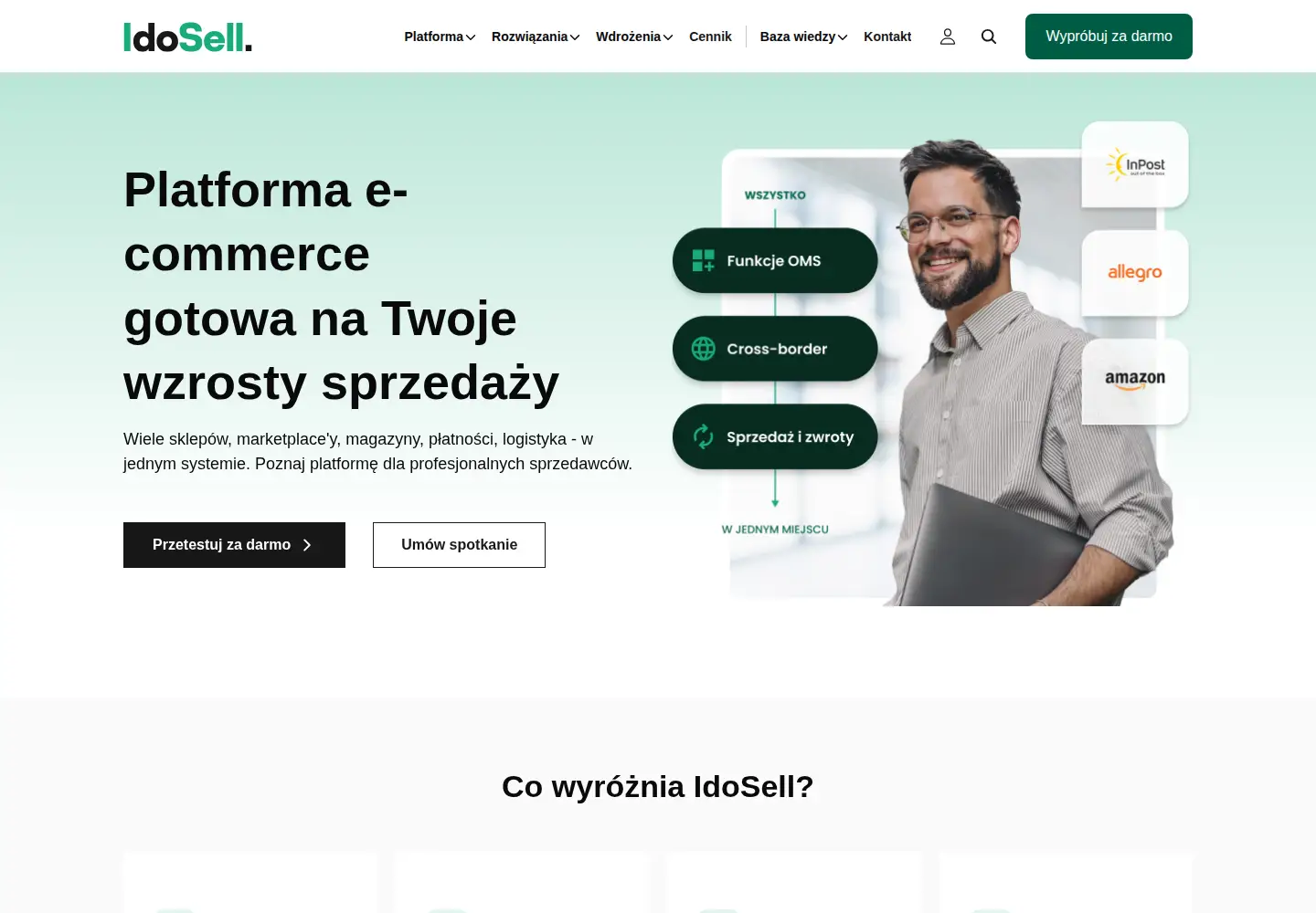 Screenshot of idosell.com