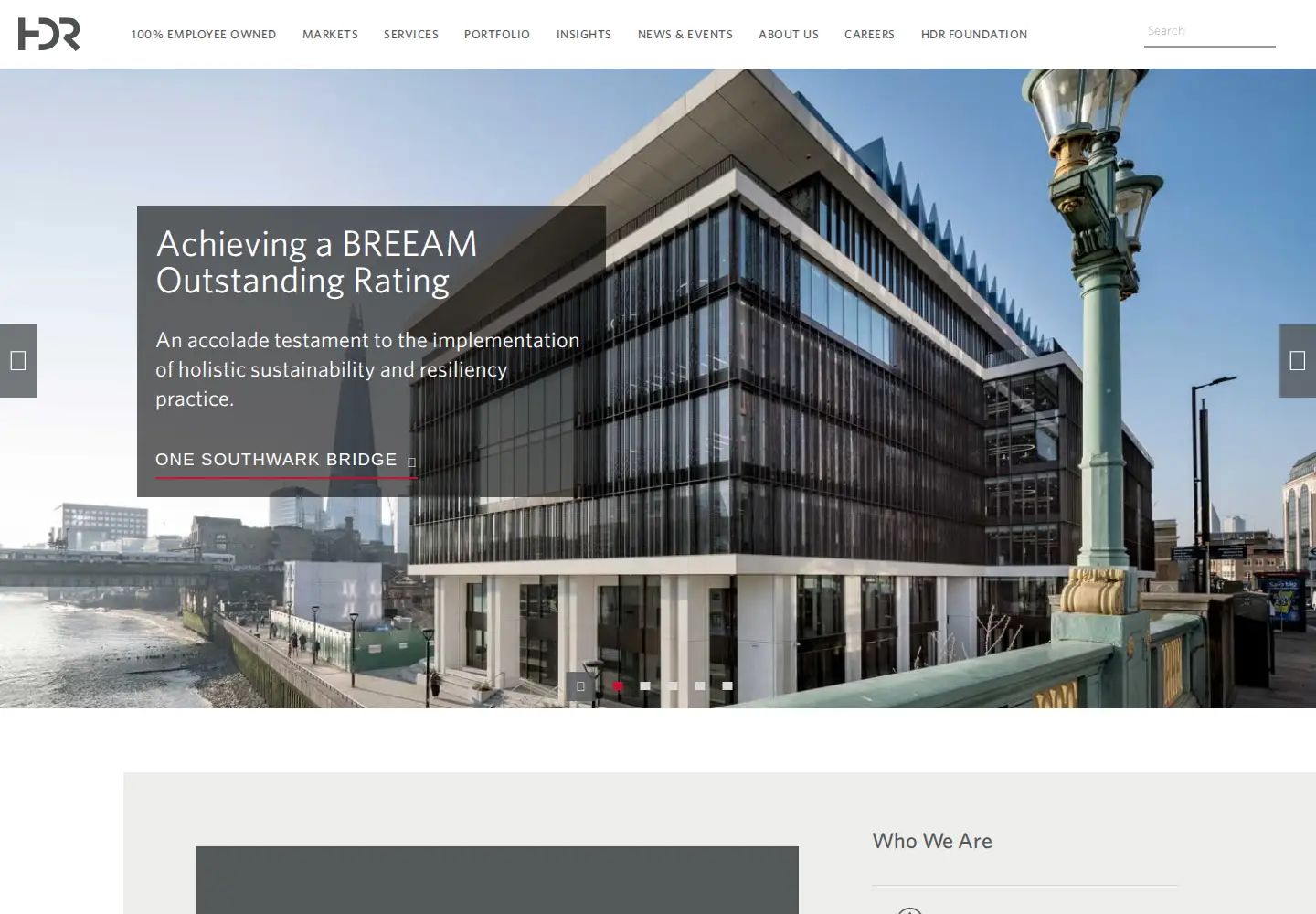 Screenshot of hdrinc.com