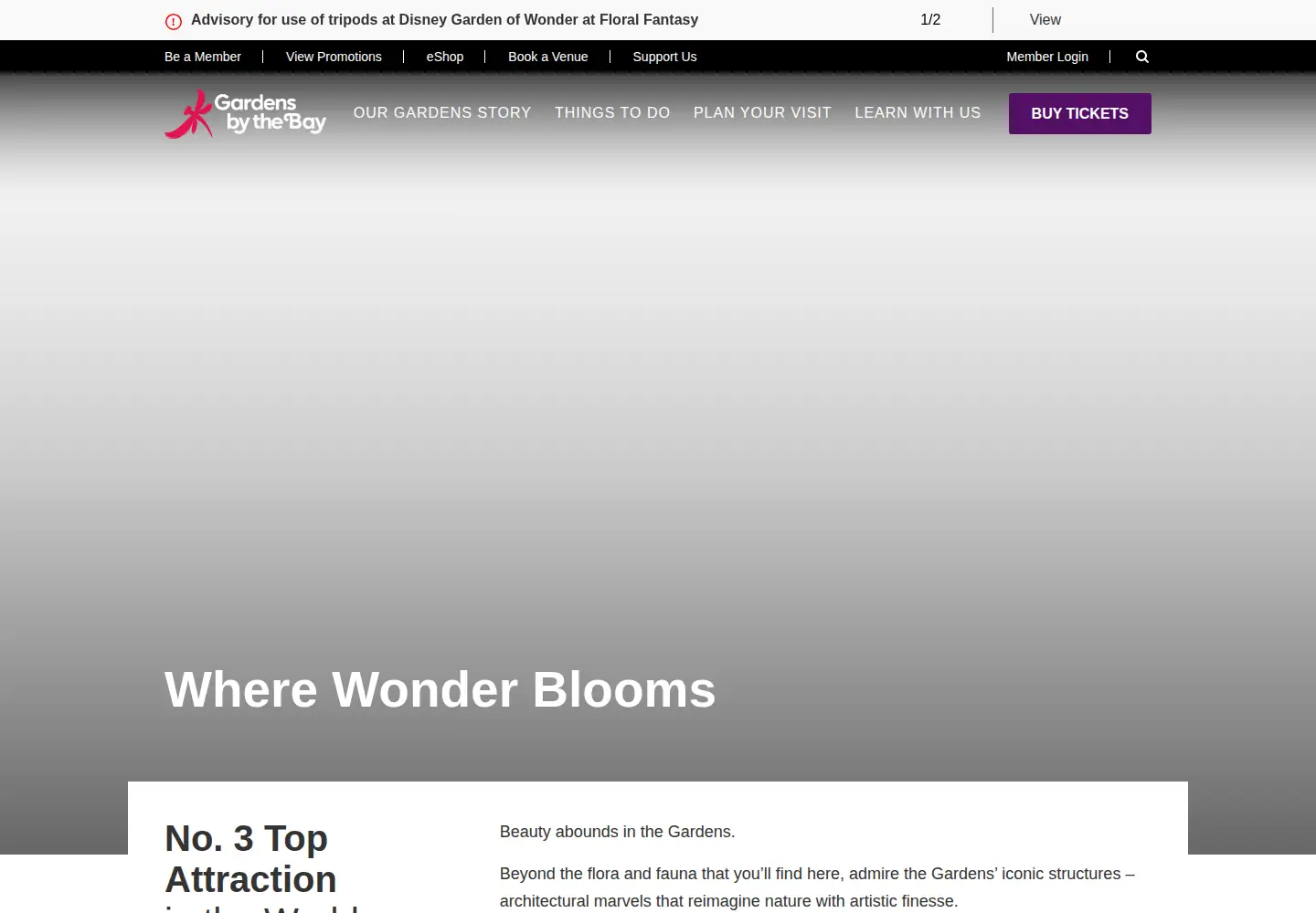 Screenshot of gardensbythebay.com.sg