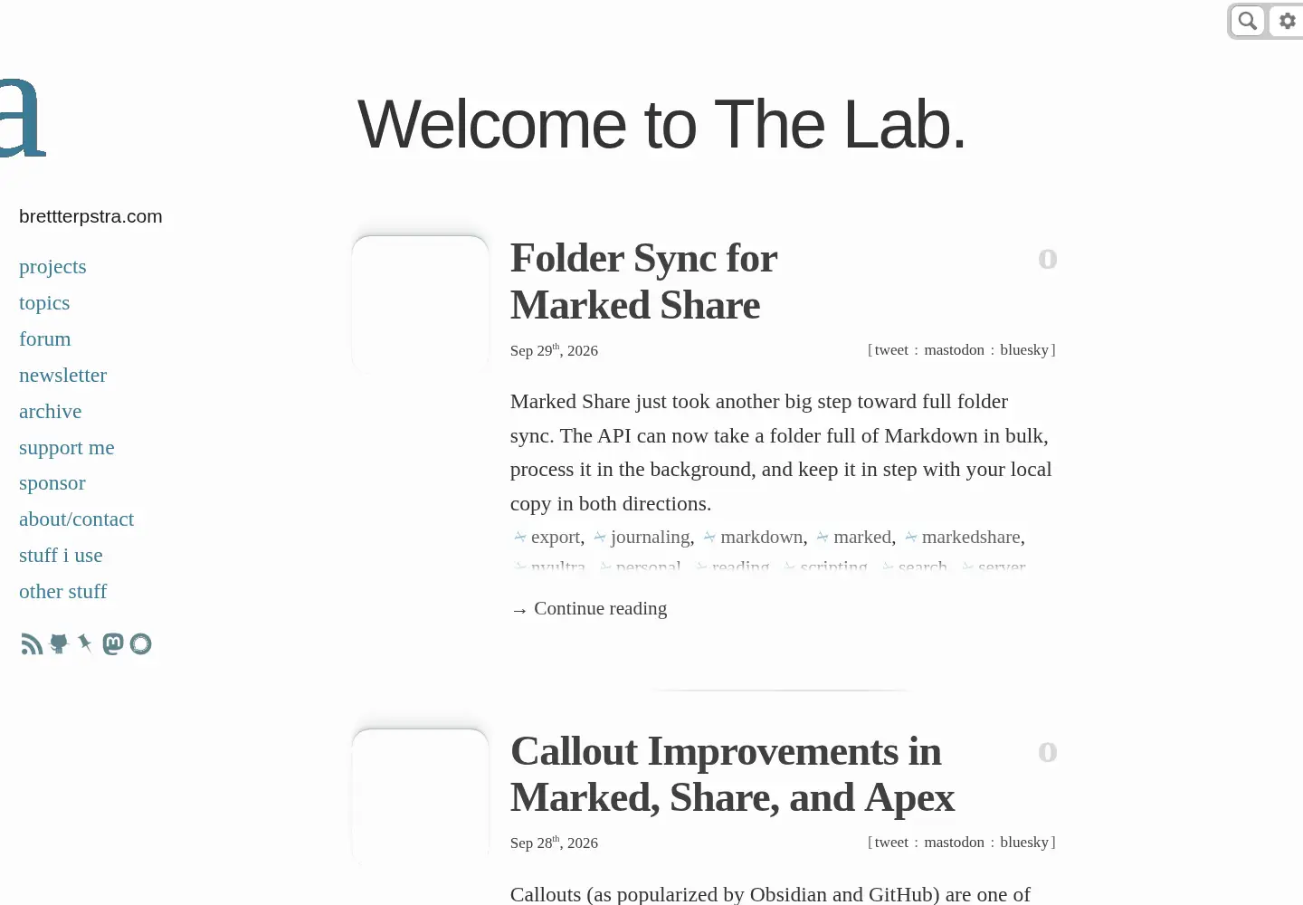 Screenshot of brettterpstra.com