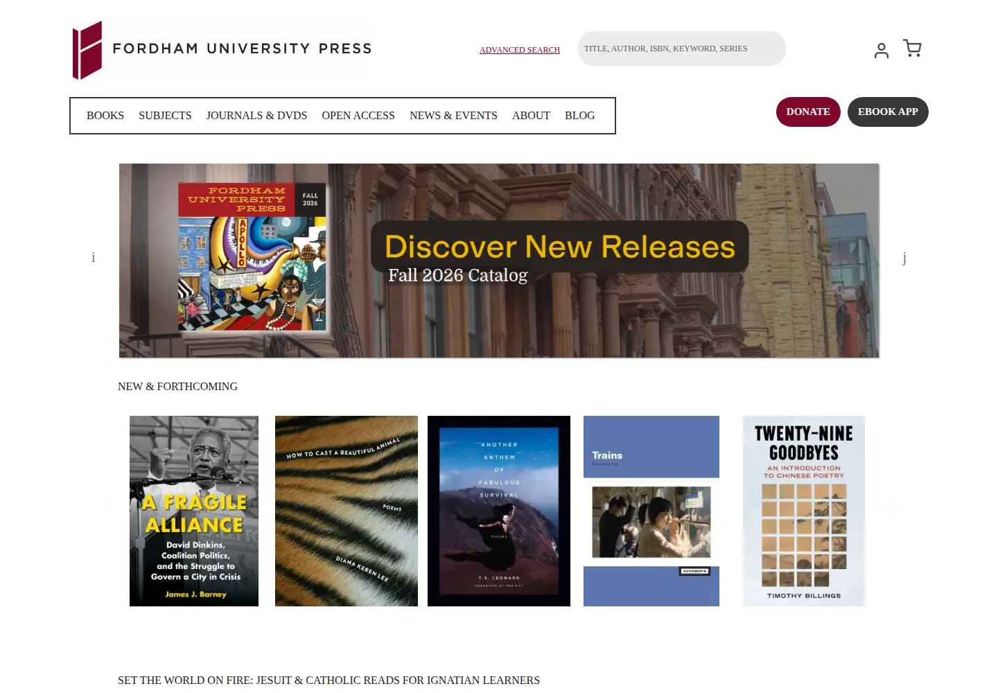 Screenshot of fordhampress.com