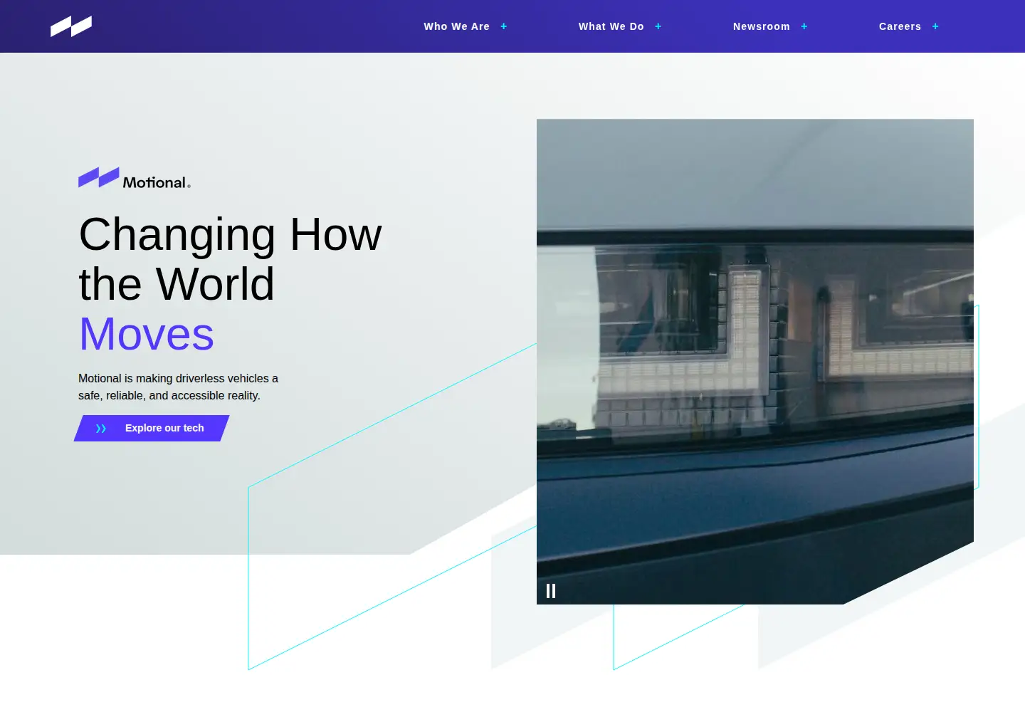 Screenshot of motional.com