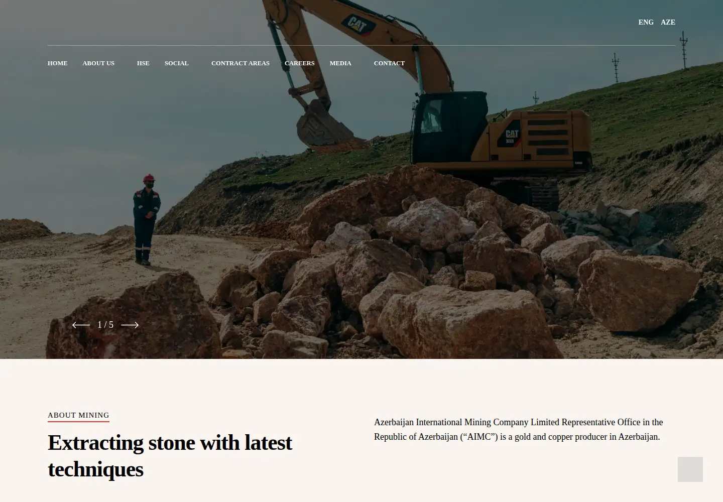 Screenshot of aimc.az