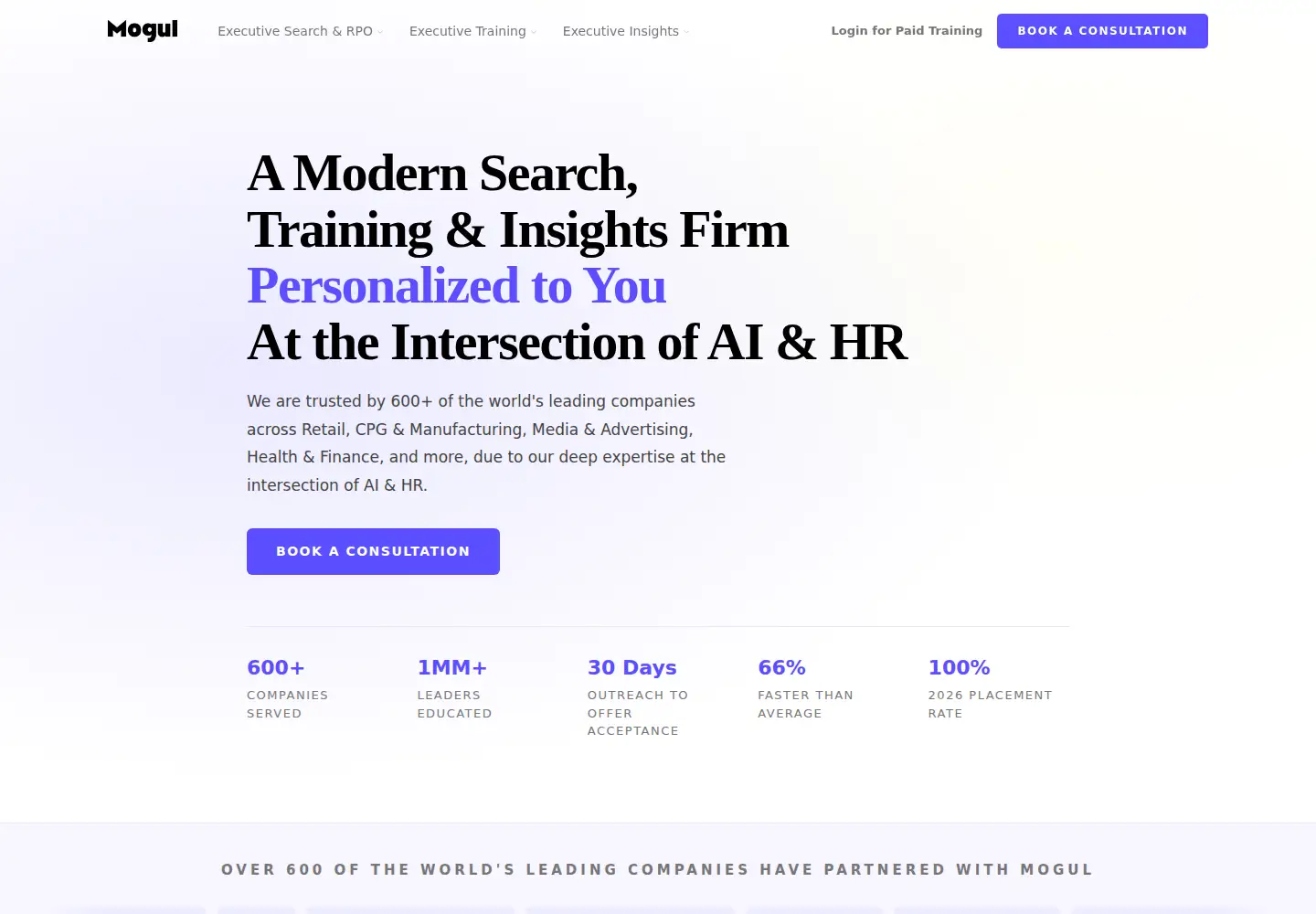Screenshot of onmogul.com