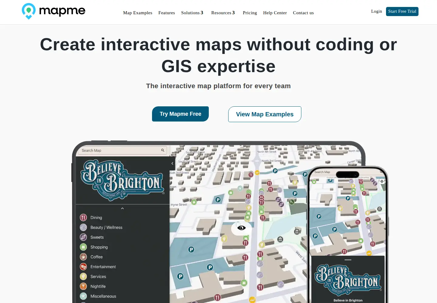 Screenshot of mapme.com