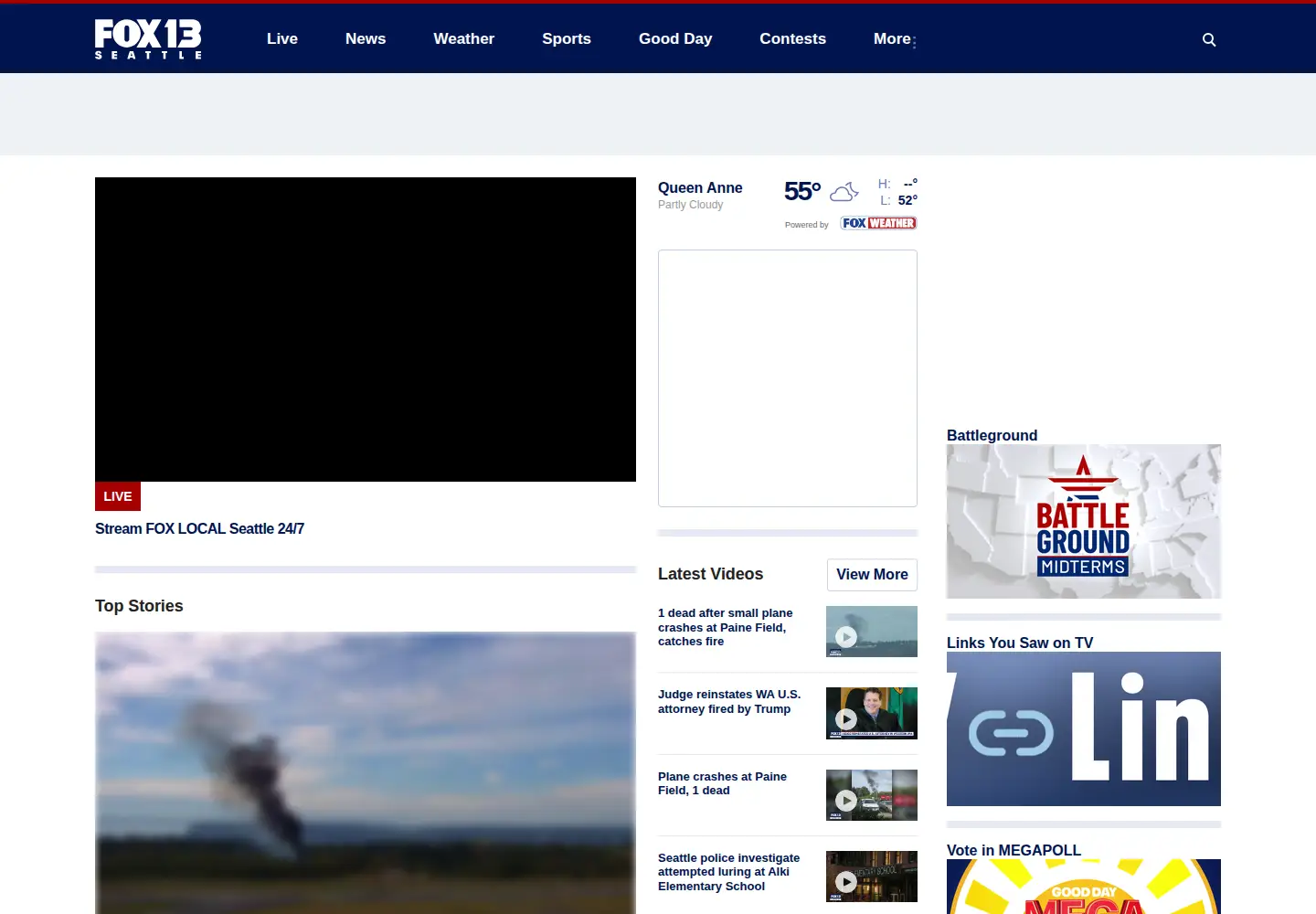 Screenshot of q13fox.com
