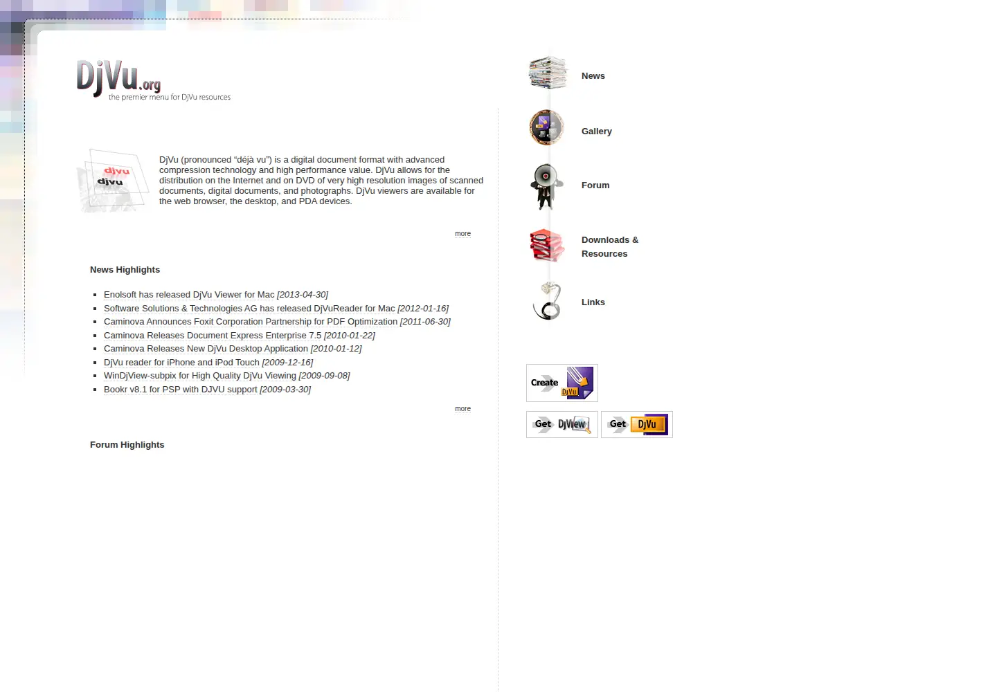Screenshot of djvu.org