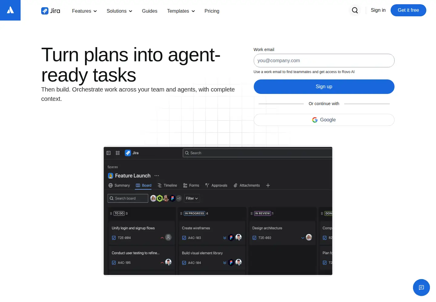 Screenshot of jira.com