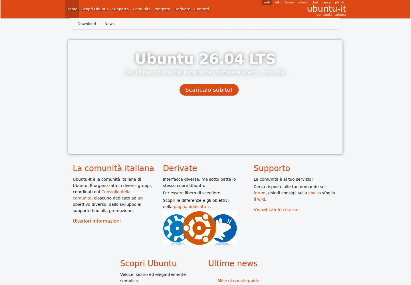 Screenshot of ubuntu-it.org
