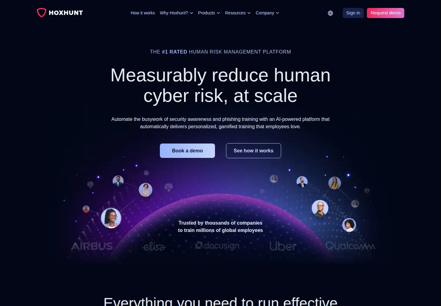 Screenshot of hoxhunt.com