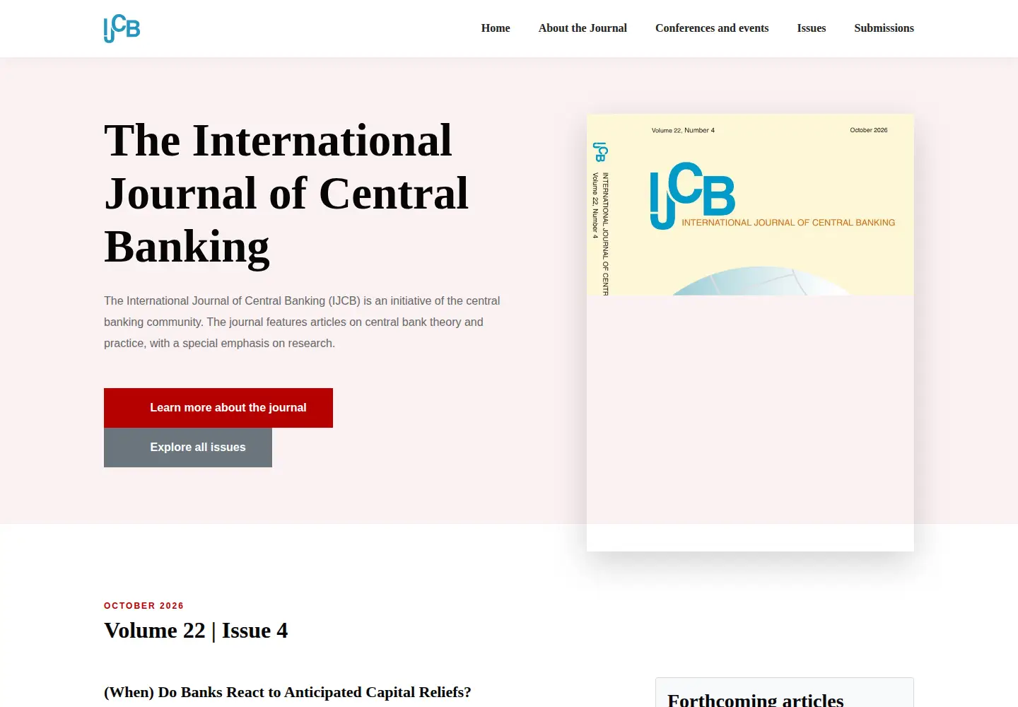Screenshot of ijcb.org