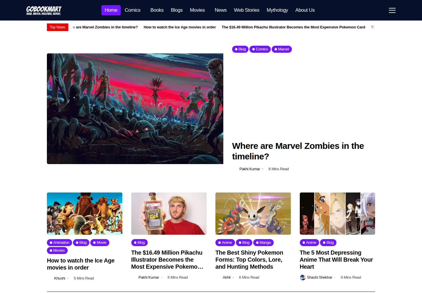 Screenshot of gobookmart.com