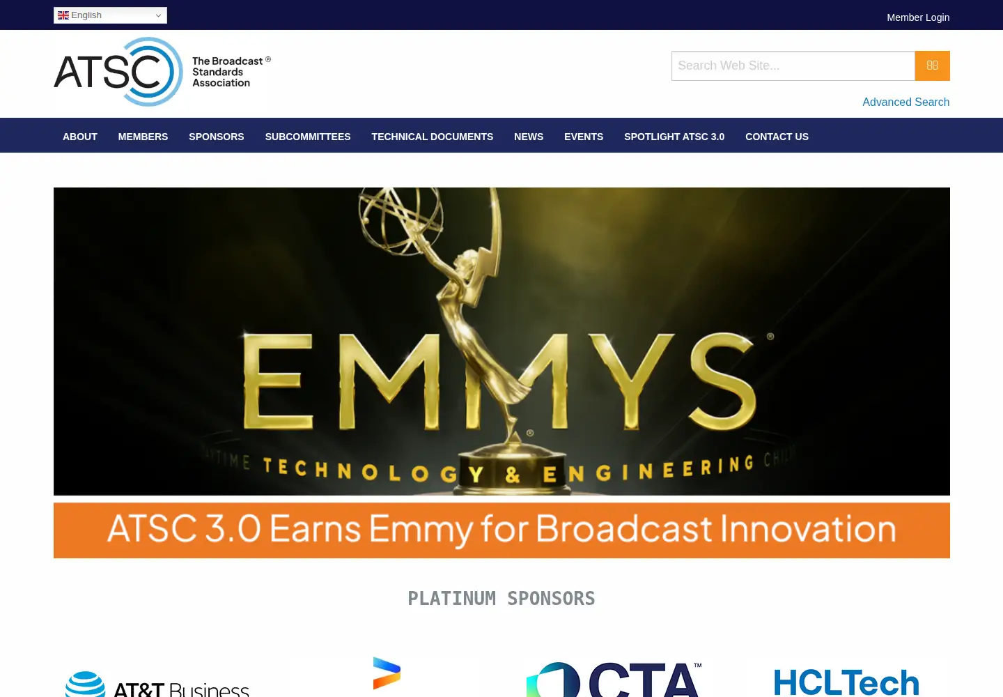 Screenshot of atsc.org