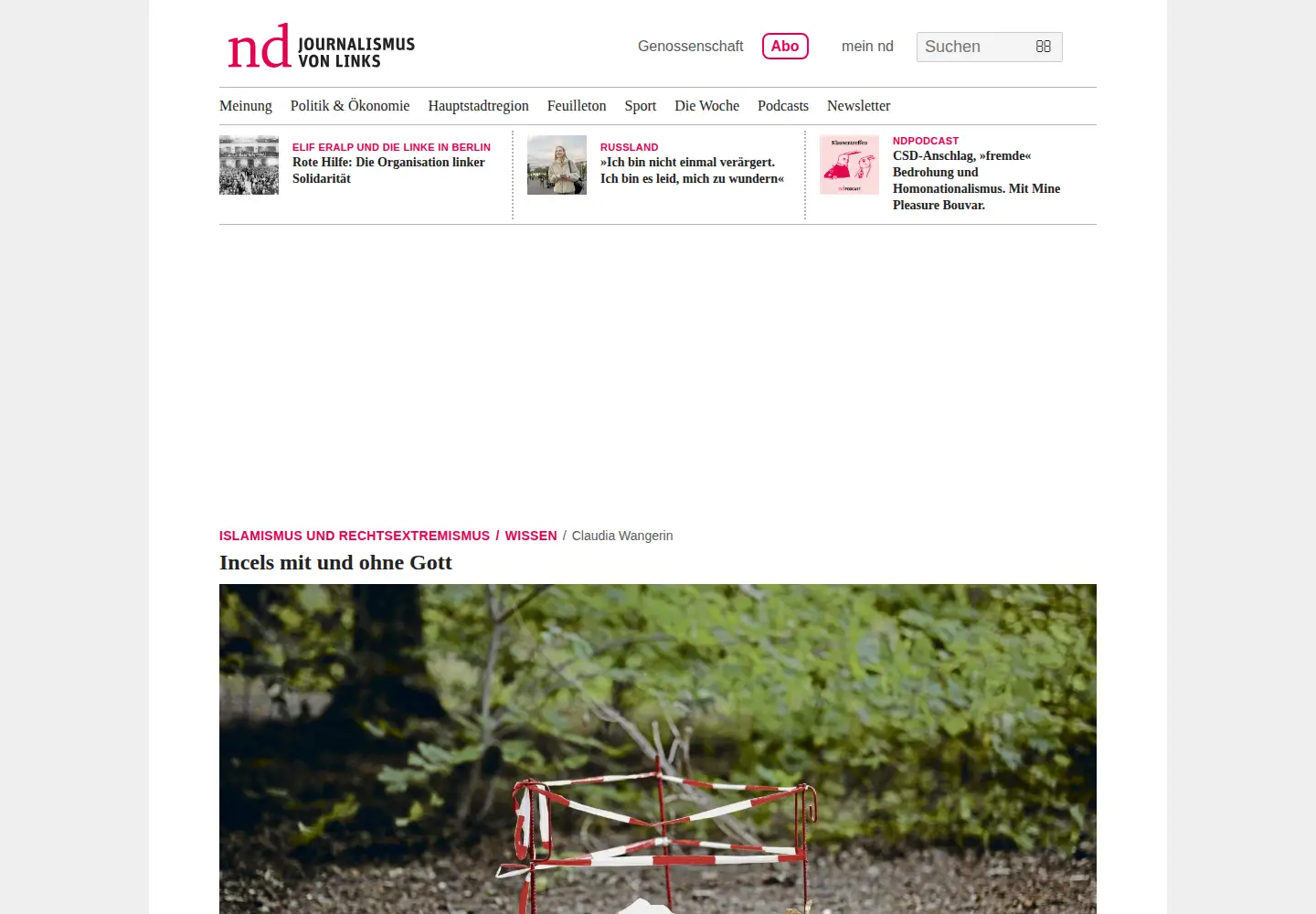 Screenshot of nd-aktuell.de