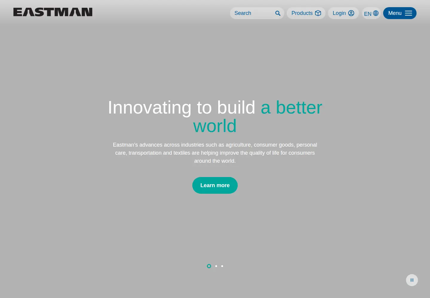 Screenshot of eastman.com
