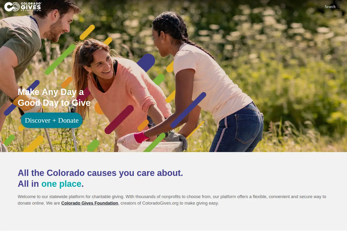 Screenshot of coloradogives.org