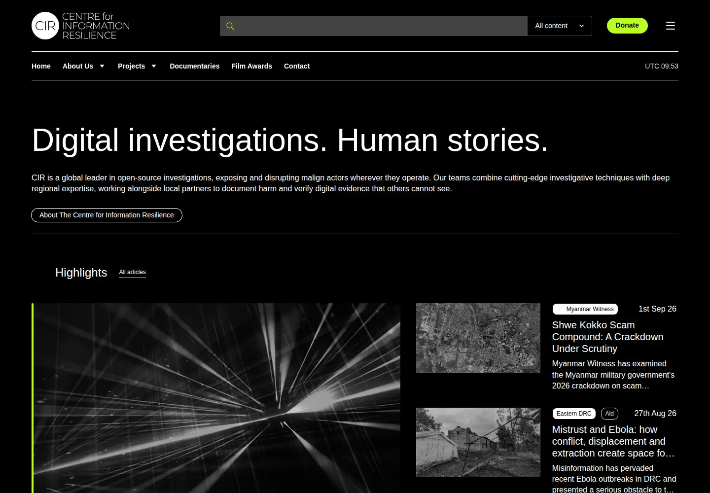 Screenshot of info-res.org