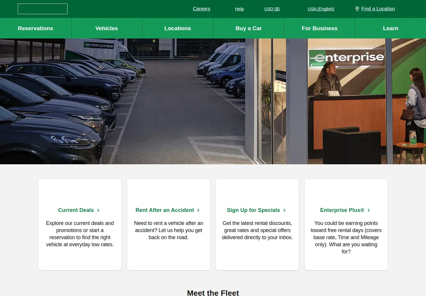 Screenshot of enterprise.com