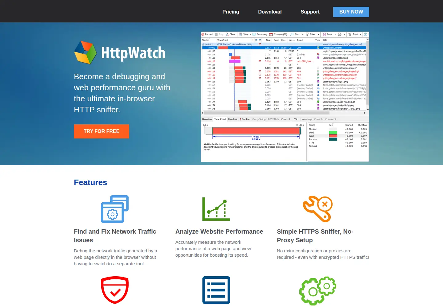 Screenshot of httpwatch.com