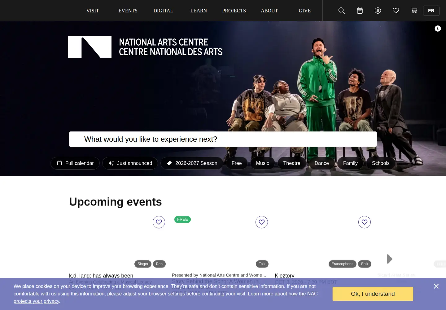 Screenshot of nac-cna.ca