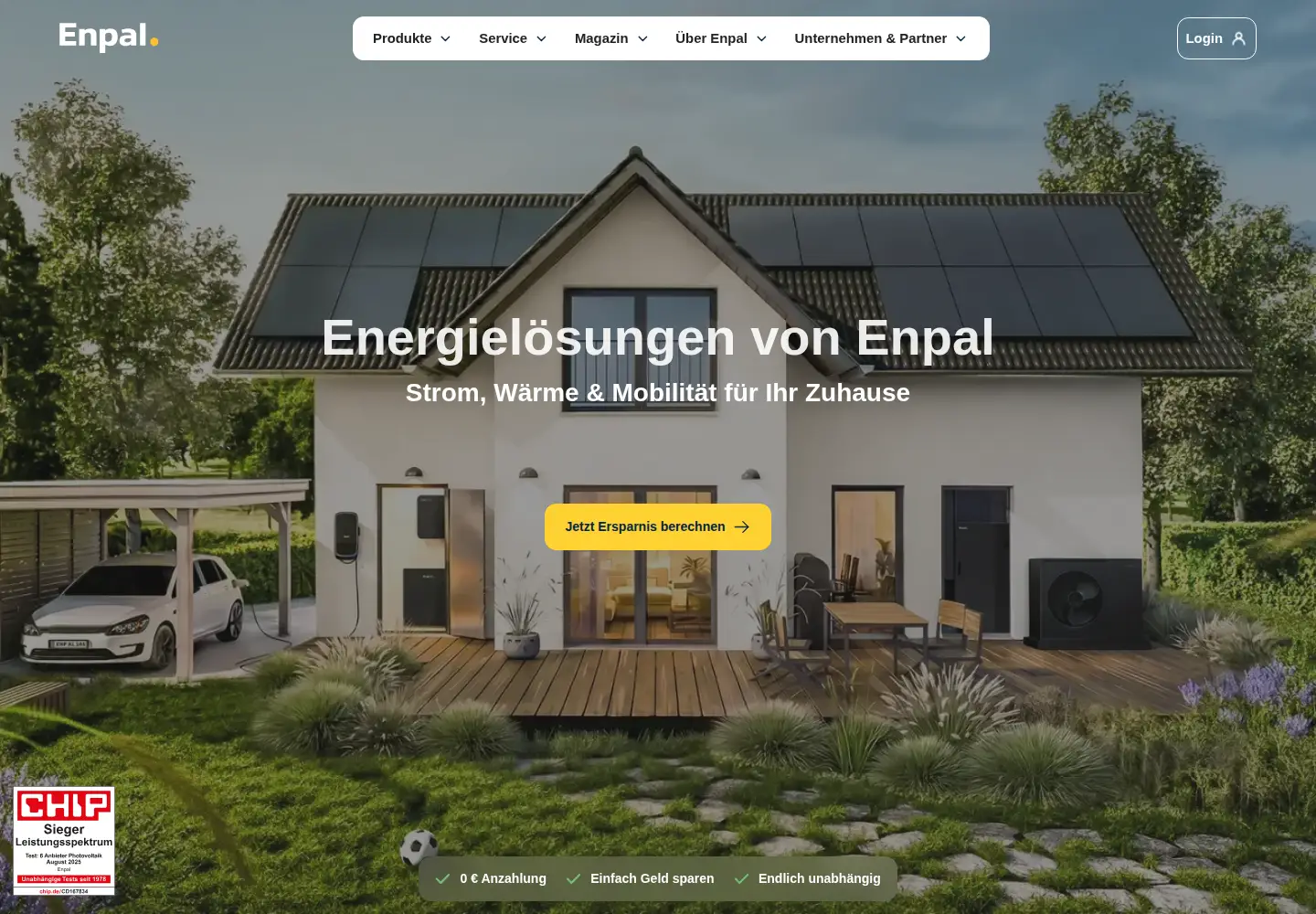 Screenshot of enpal.de
