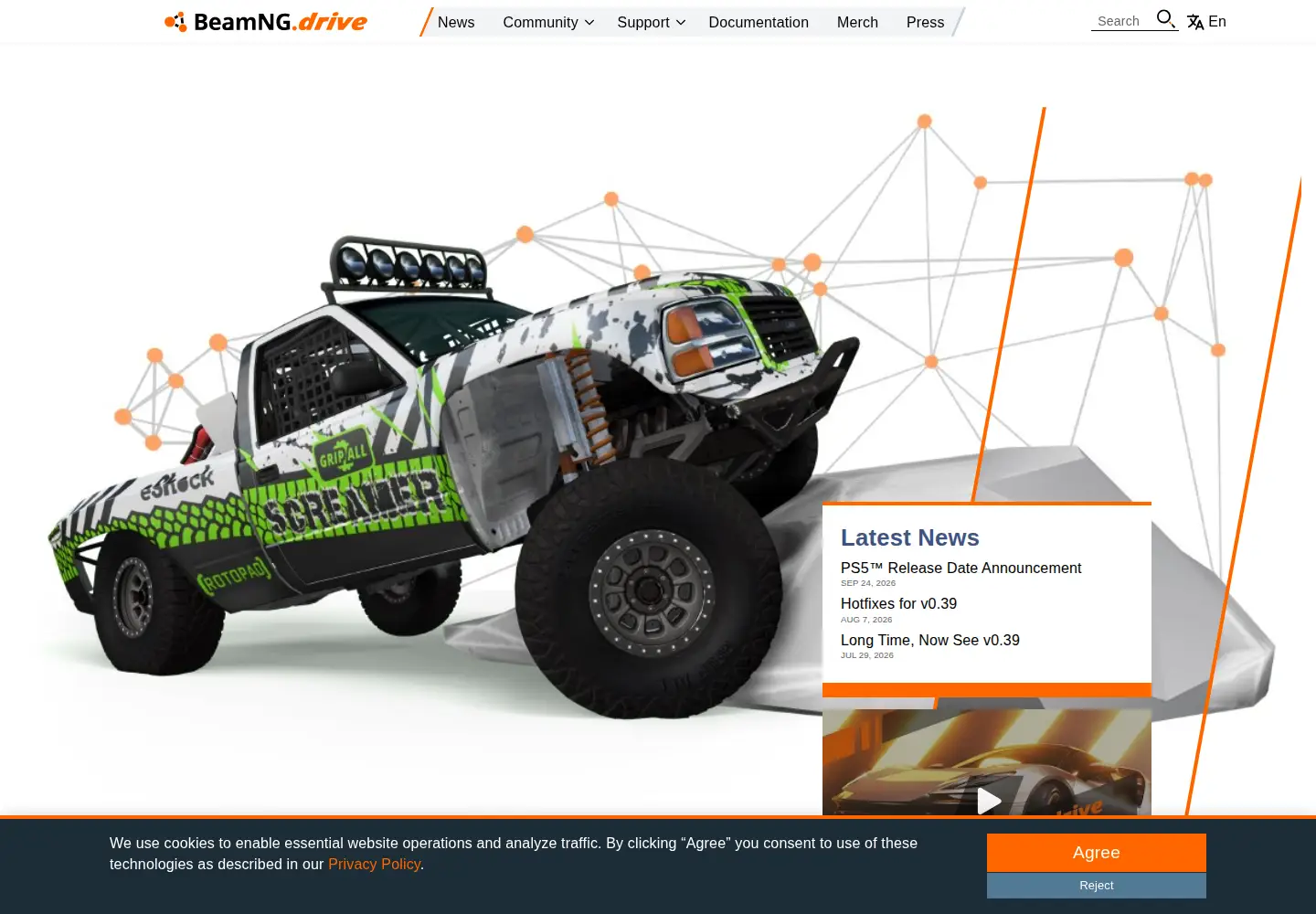 Screenshot of beamng.com