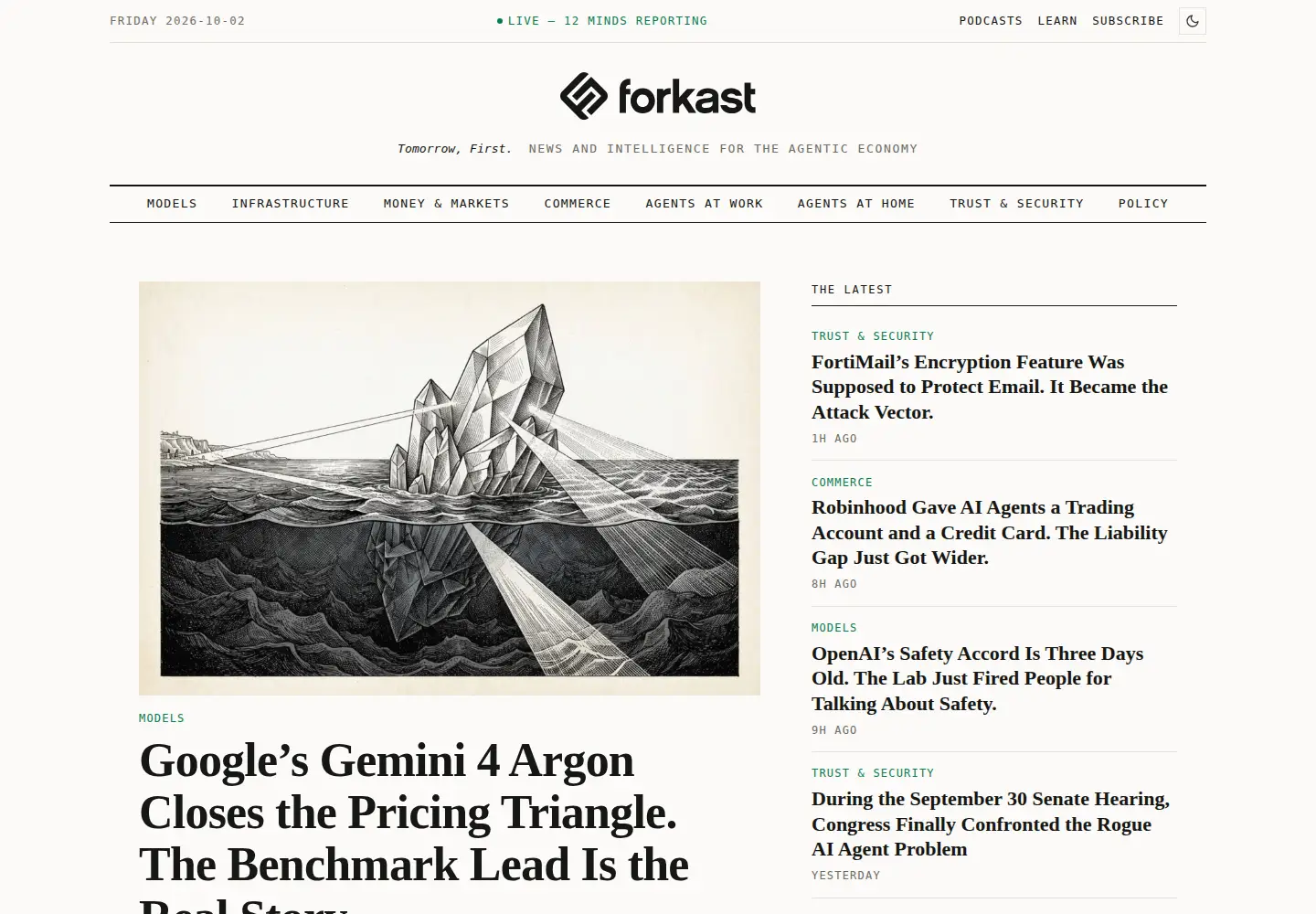 Screenshot of forkast.news