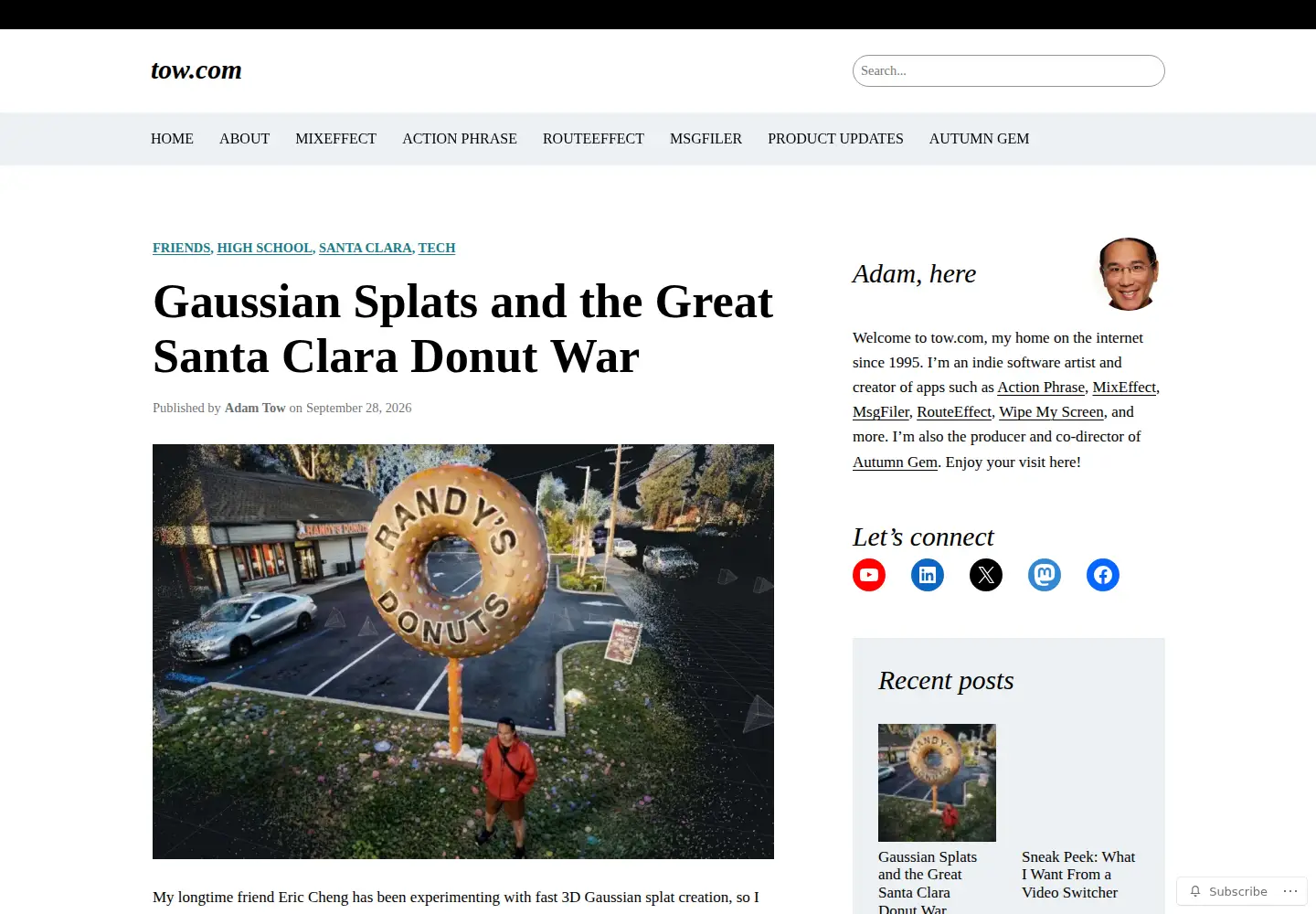 Screenshot of tow.com