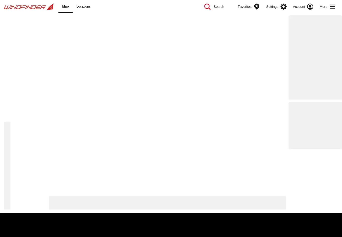 Screenshot of windfinder.com