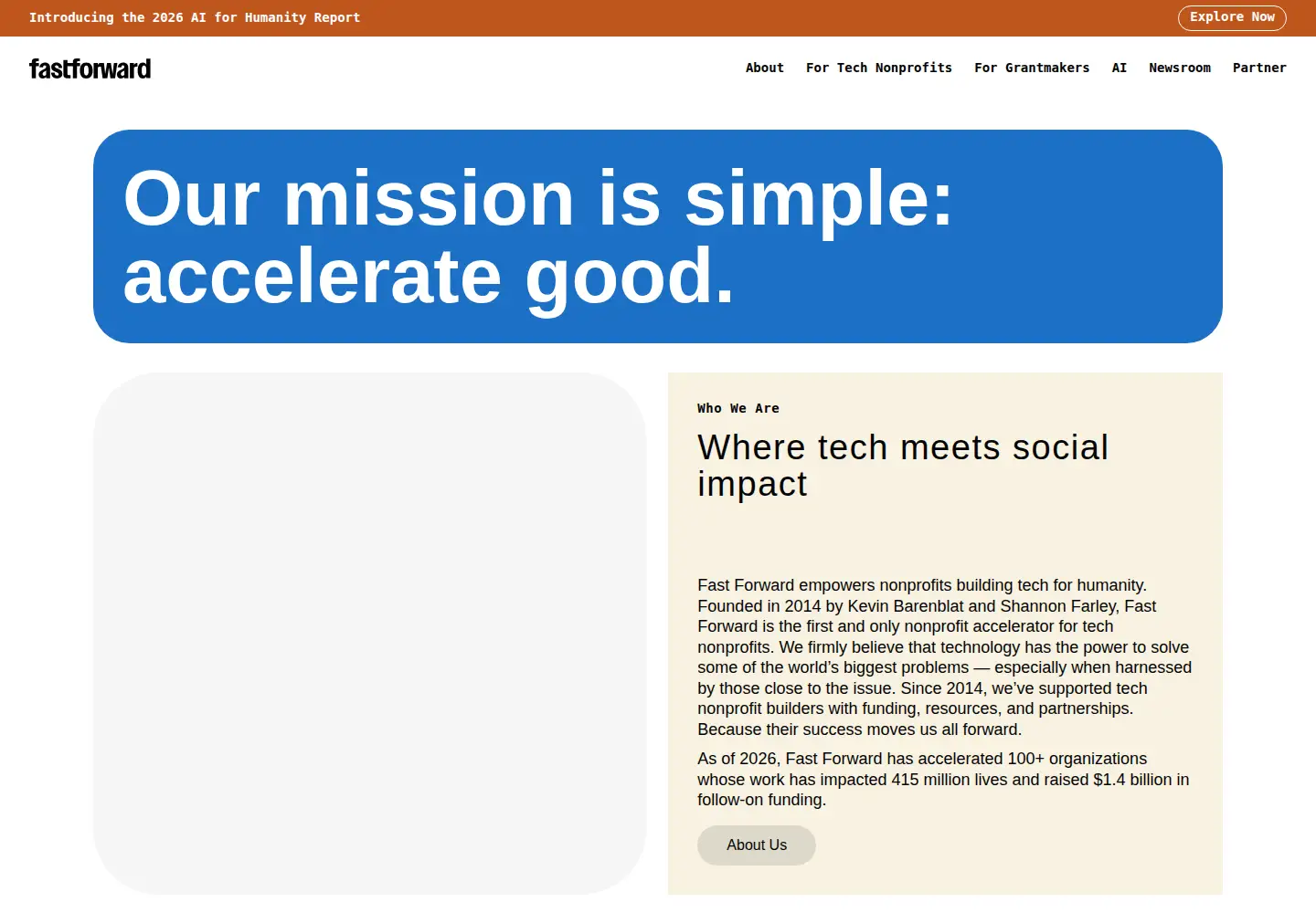 Screenshot of ffwd.org