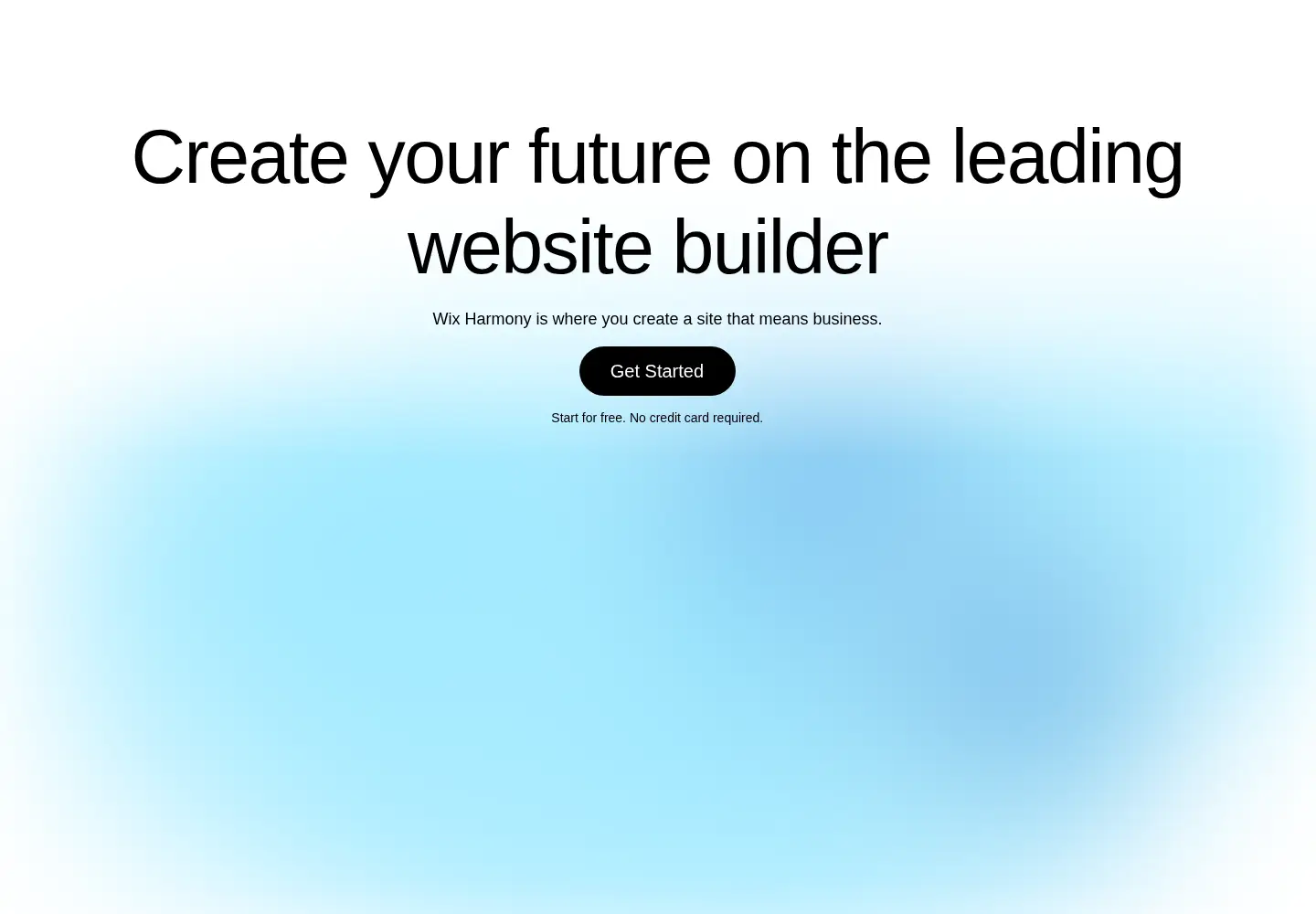 Screenshot of wix.to