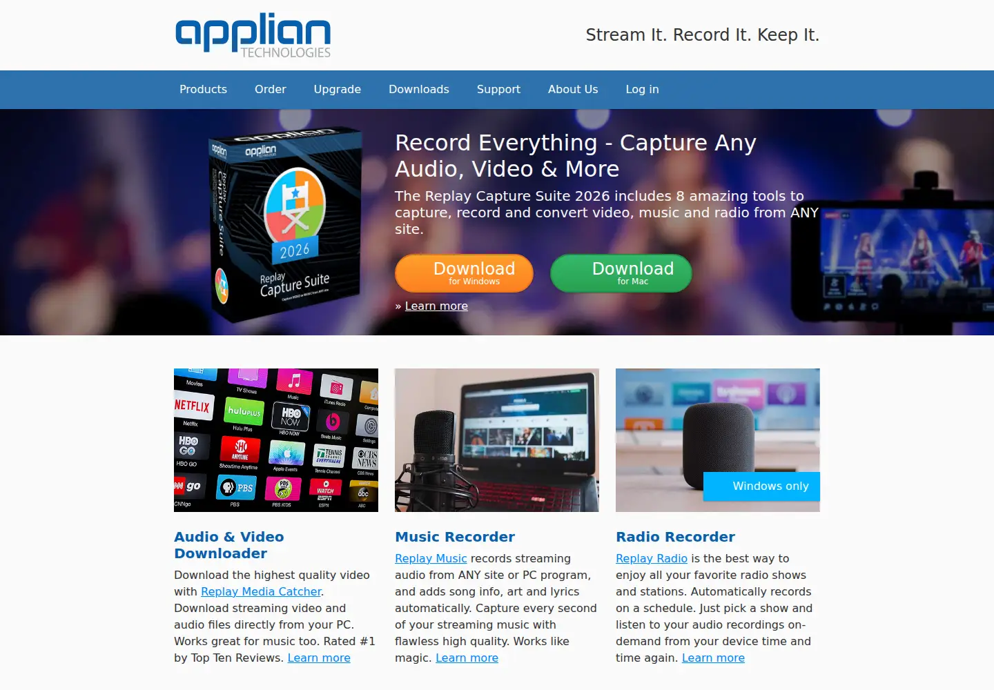 Screenshot of applian.com