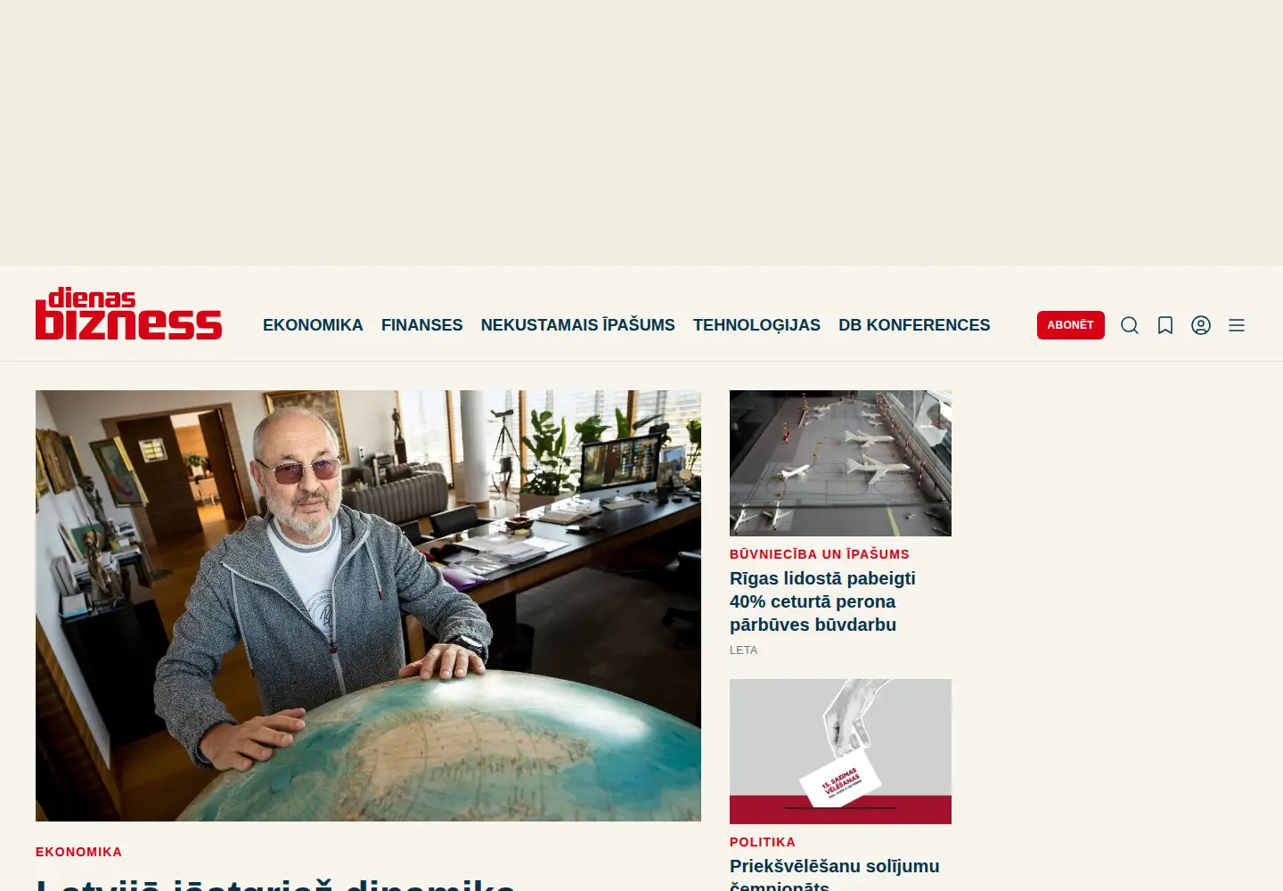 Screenshot of db.lv