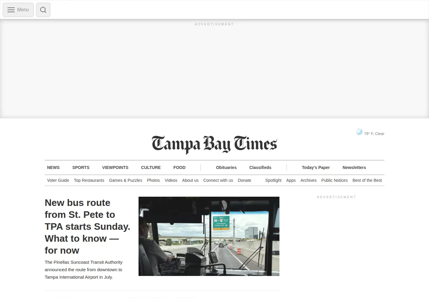 Screenshot of sptimes.com