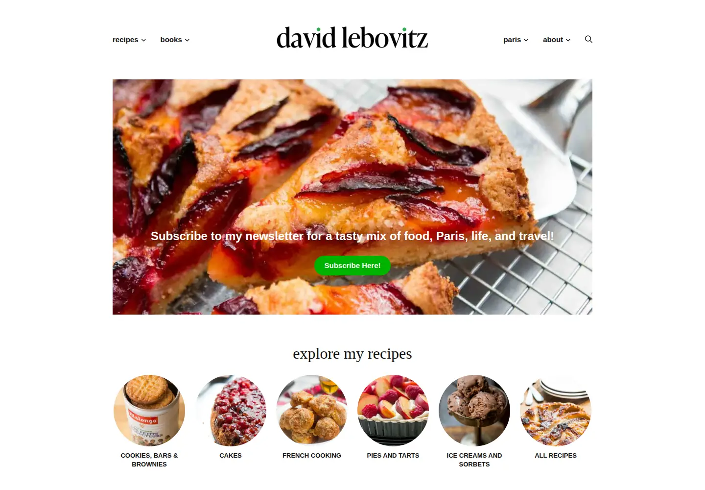 Screenshot of davidlebovitz.com
