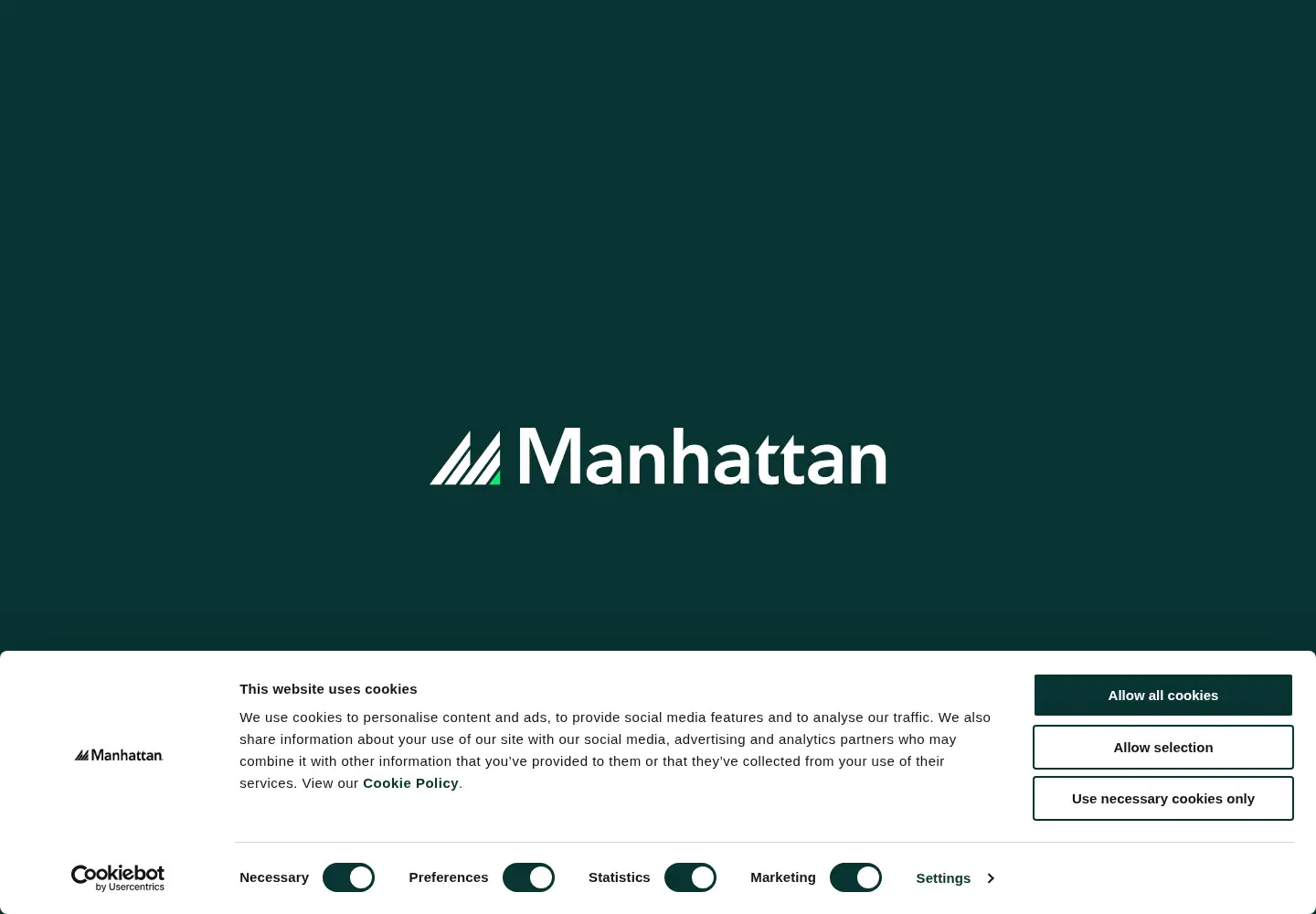 Screenshot of manh.com