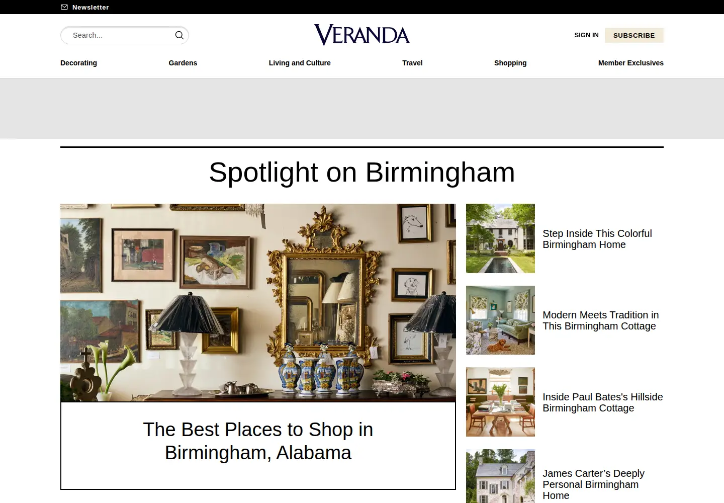 Screenshot of veranda.com