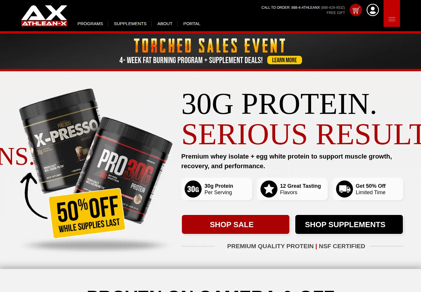 Screenshot of athleanx.com