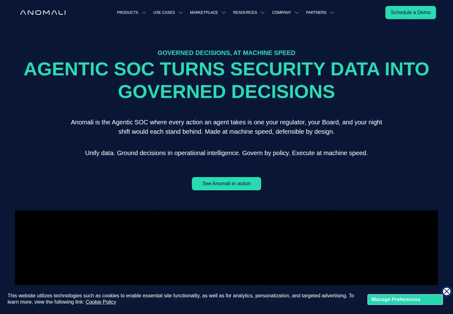 Screenshot of anomali.com