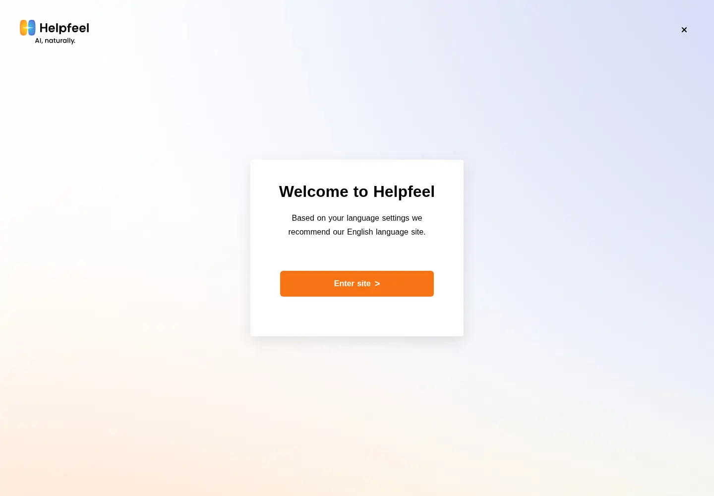 Screenshot of helpfeel.com