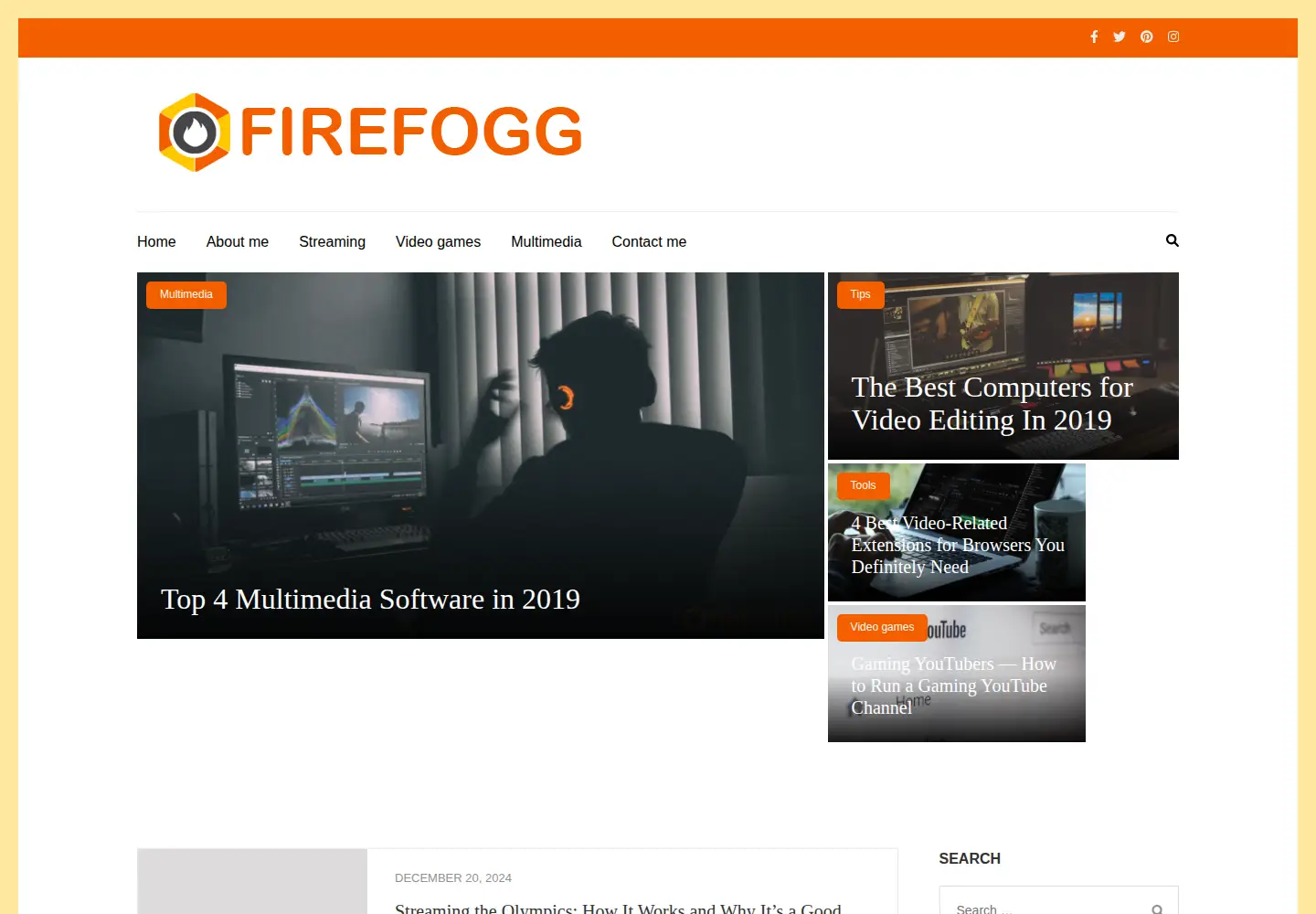 Screenshot of firefogg.org