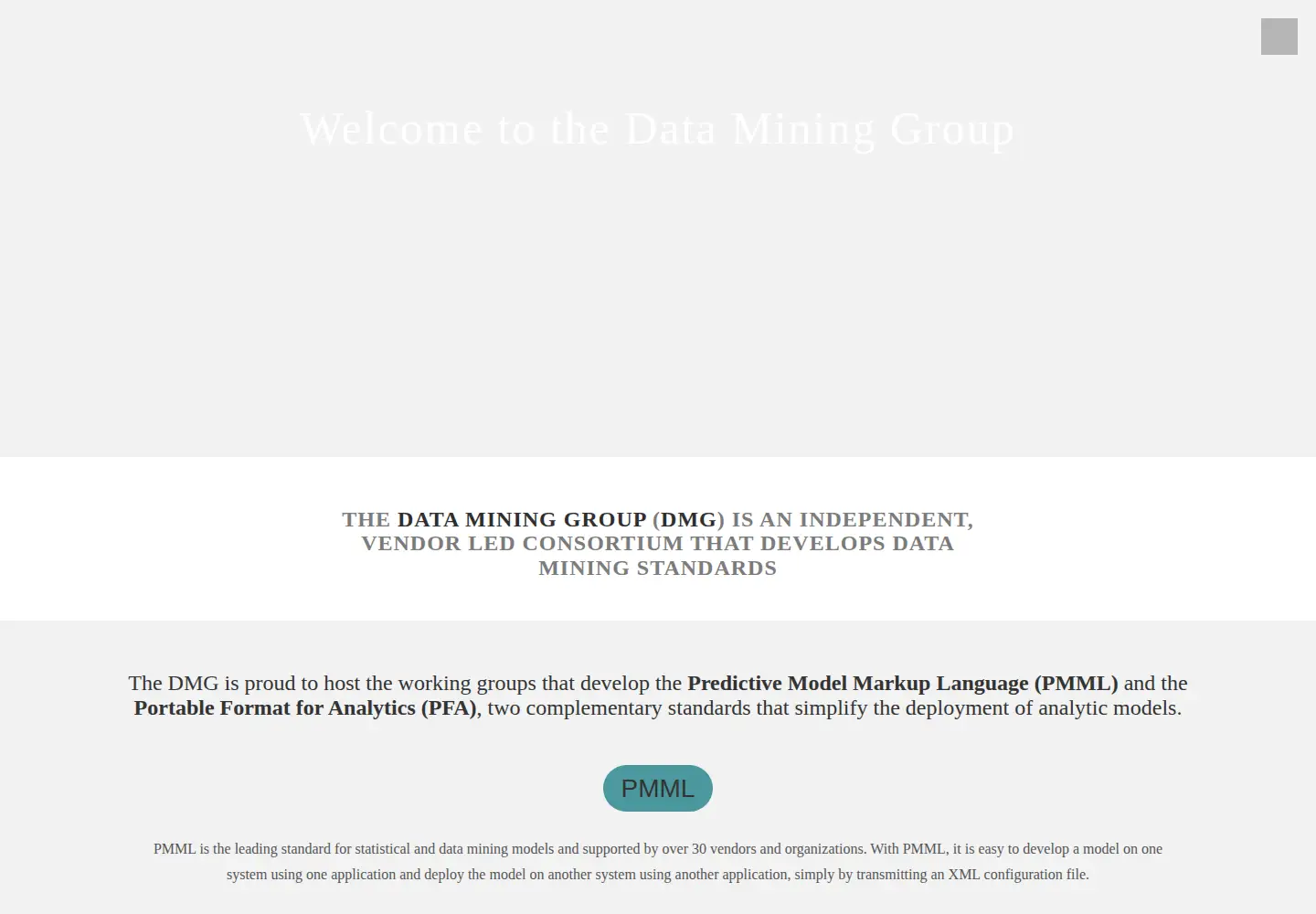 Screenshot of dmg.org