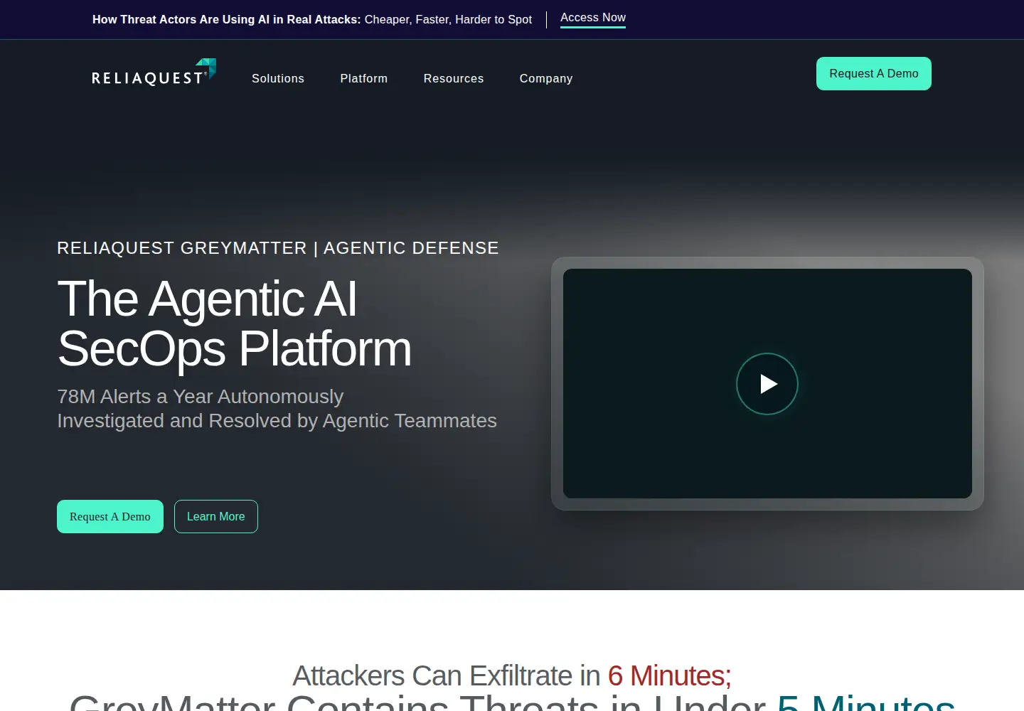 Screenshot of reliaquest.com