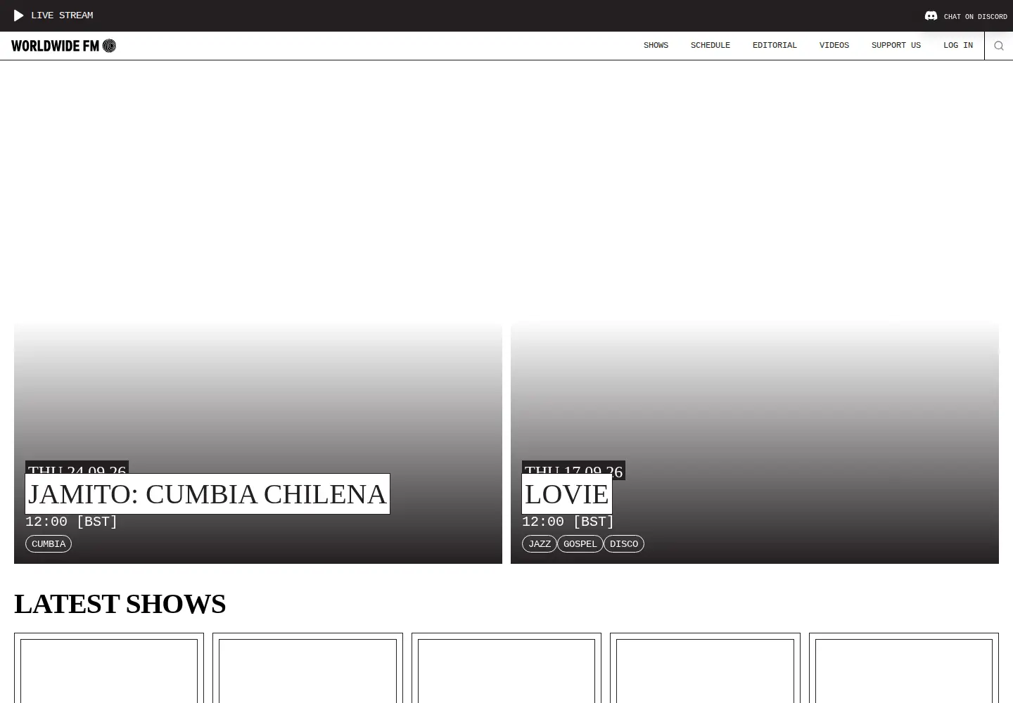 Screenshot of worldwidefm.net