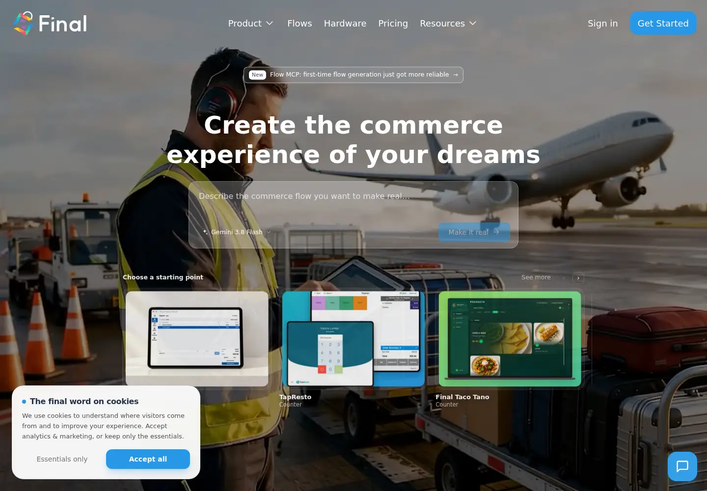 Screenshot of finalpos.com