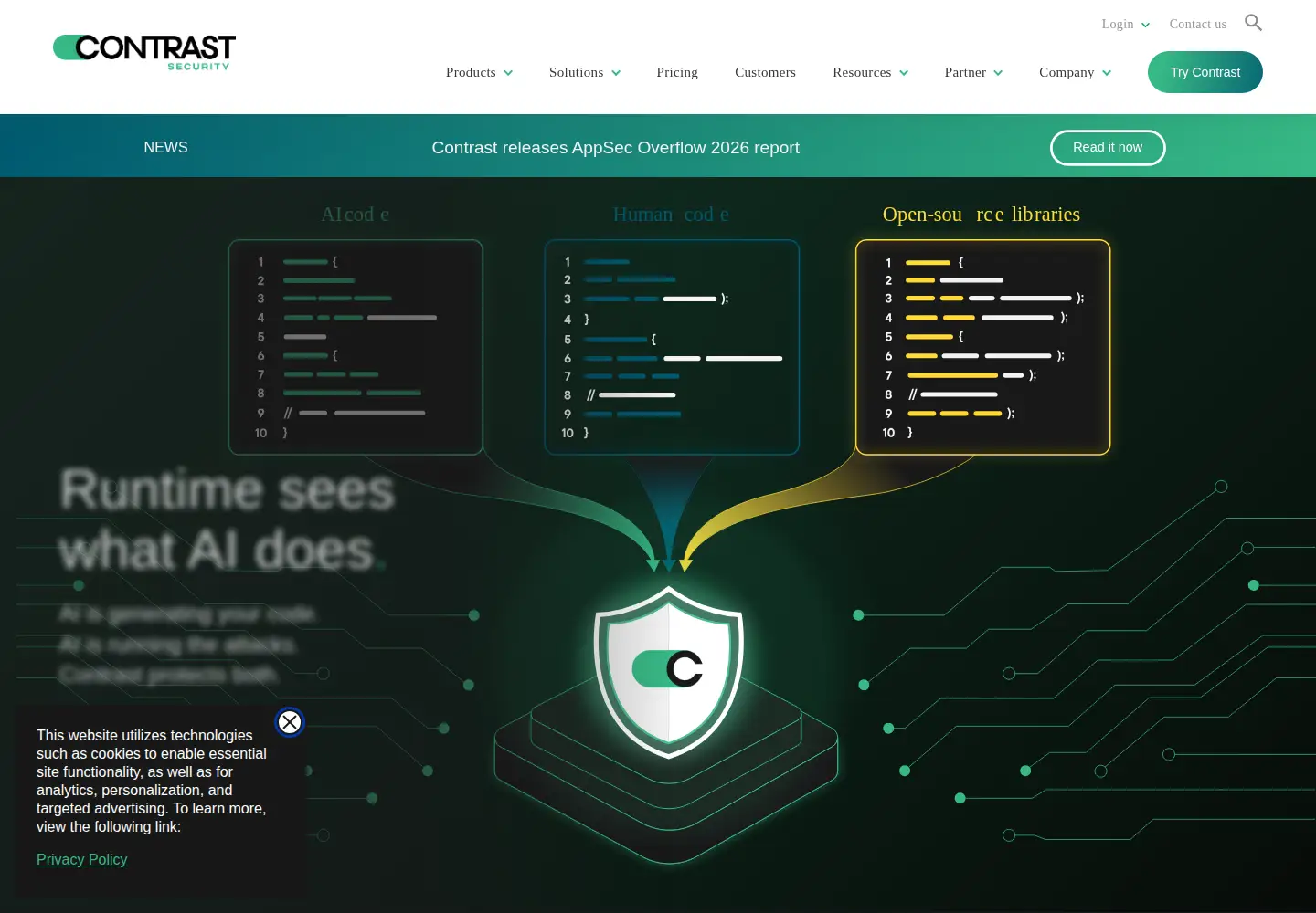 Screenshot of contrastsecurity.com