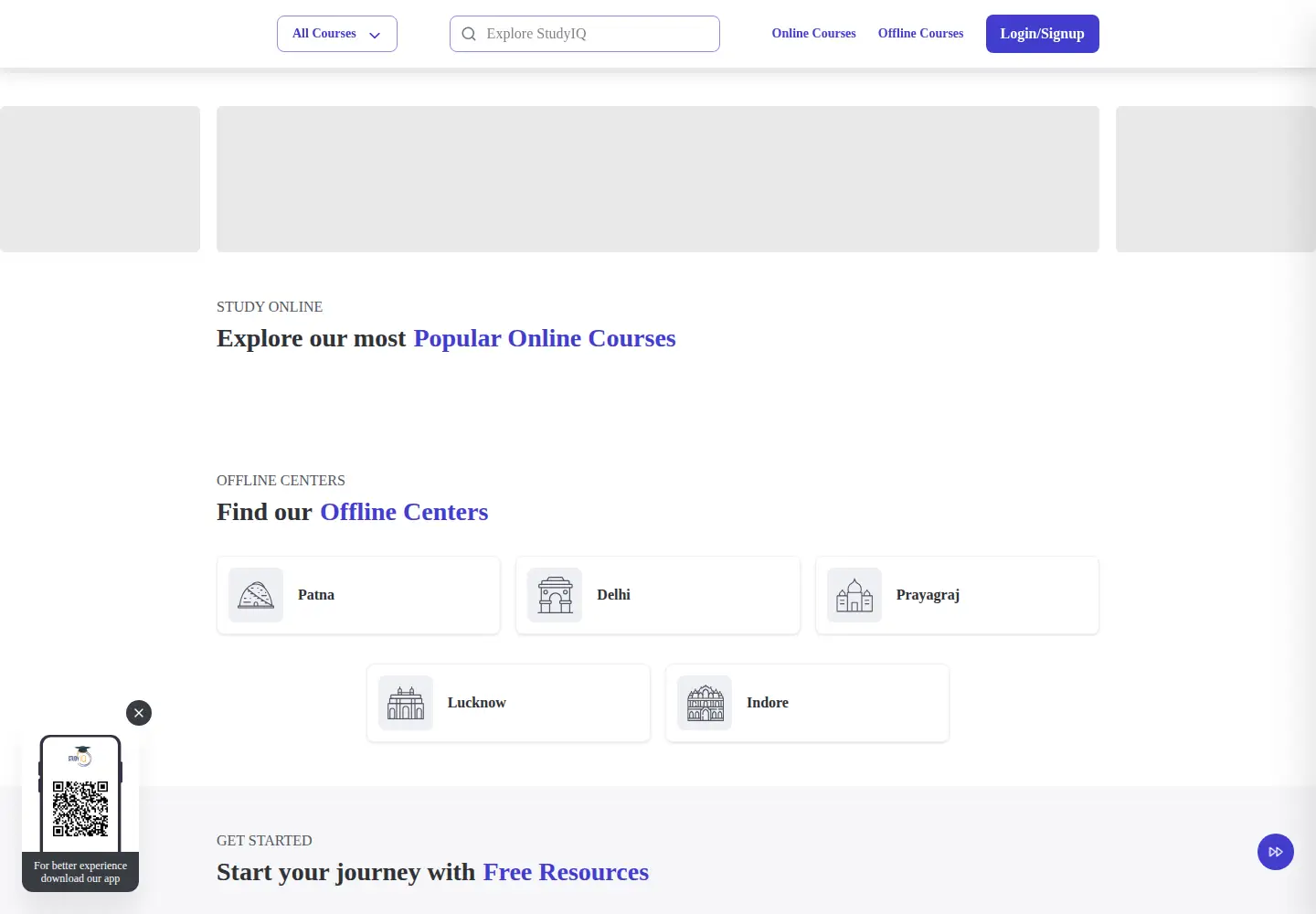 Screenshot of studyiq.com